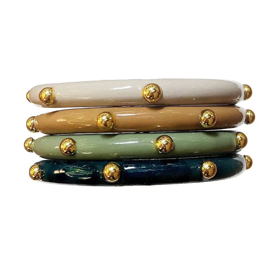Solid Stud Bangles© - 74 Color Options