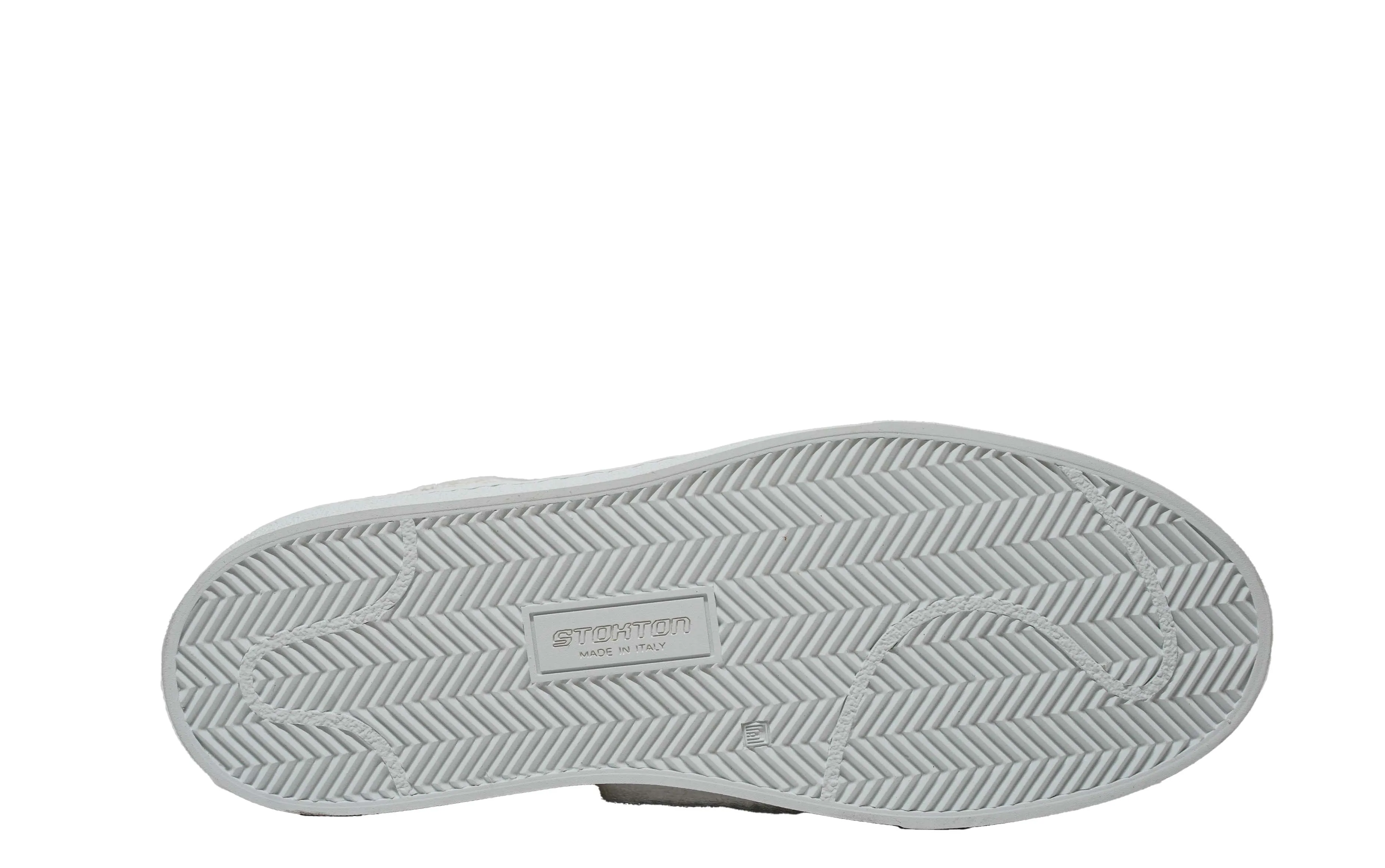 Stokton Women's White Hitop Sneaker Abella 620 D