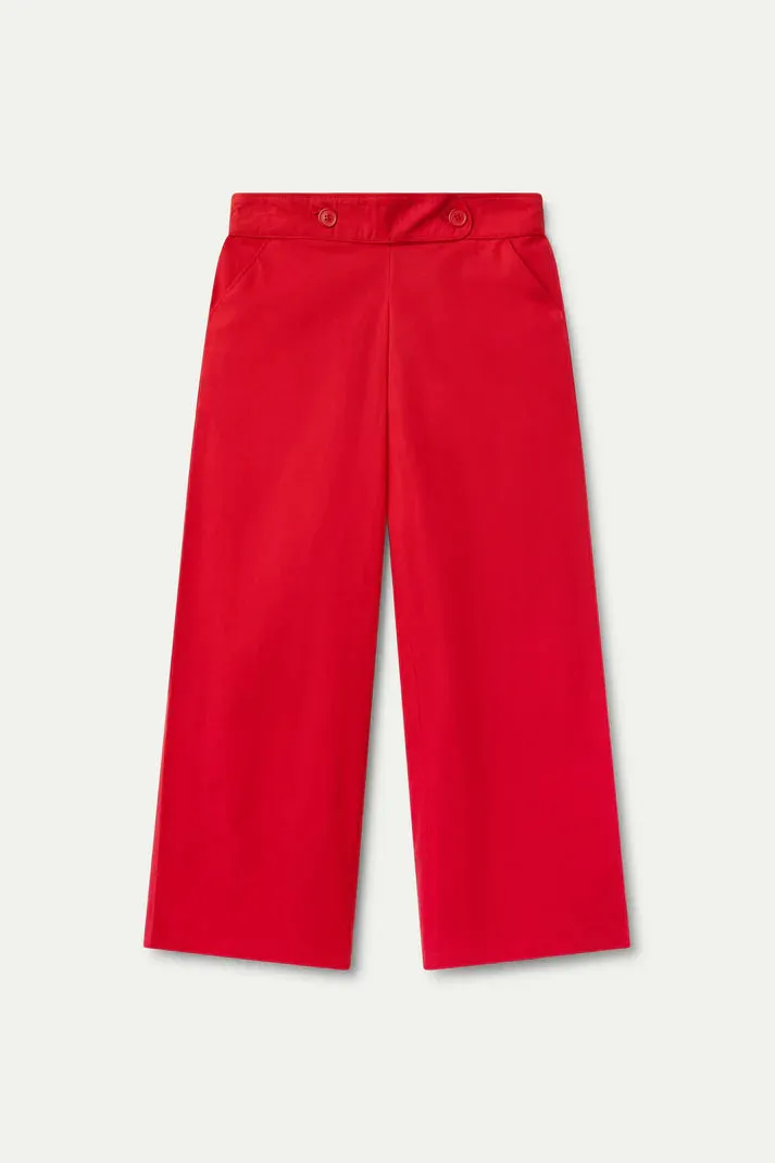 Straight Trouser - Red