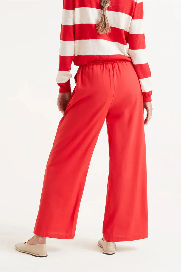 Straight Trouser - Red