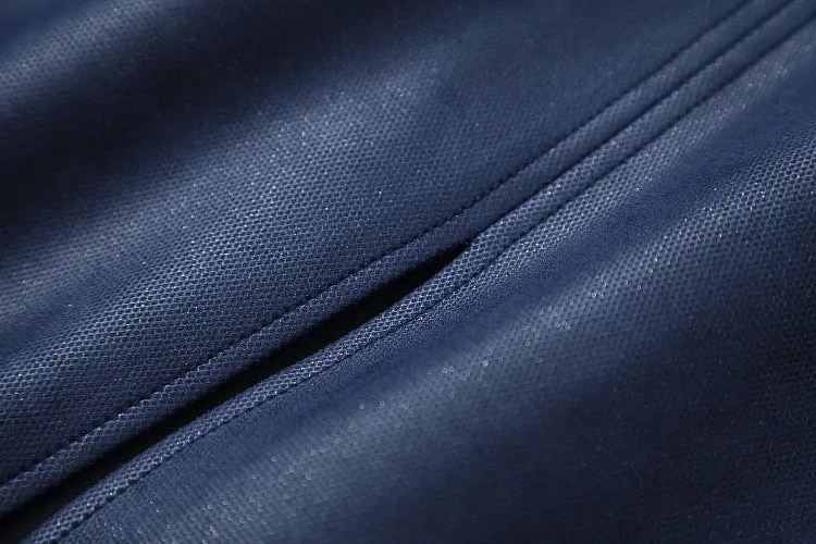 Suede Velvet Splicing Net Yarn Elastic Waist Tops Bodycon Split Skirt Two-piece Set Blue