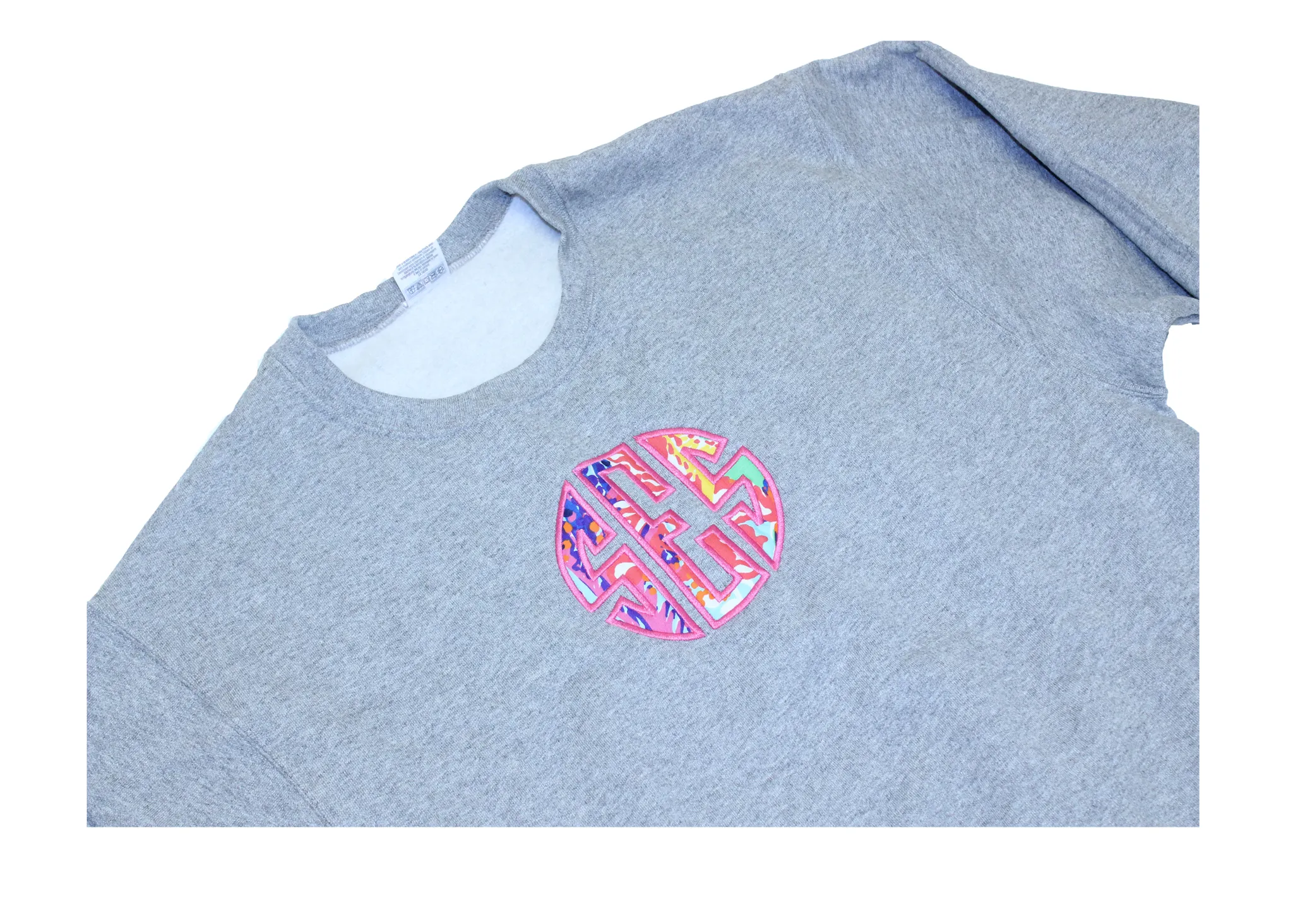 Sweatshirt with Fabric Monogram