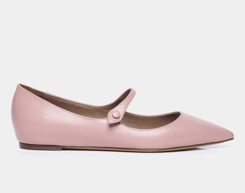 Tabitha Simmons Hermione Old Pink Patent