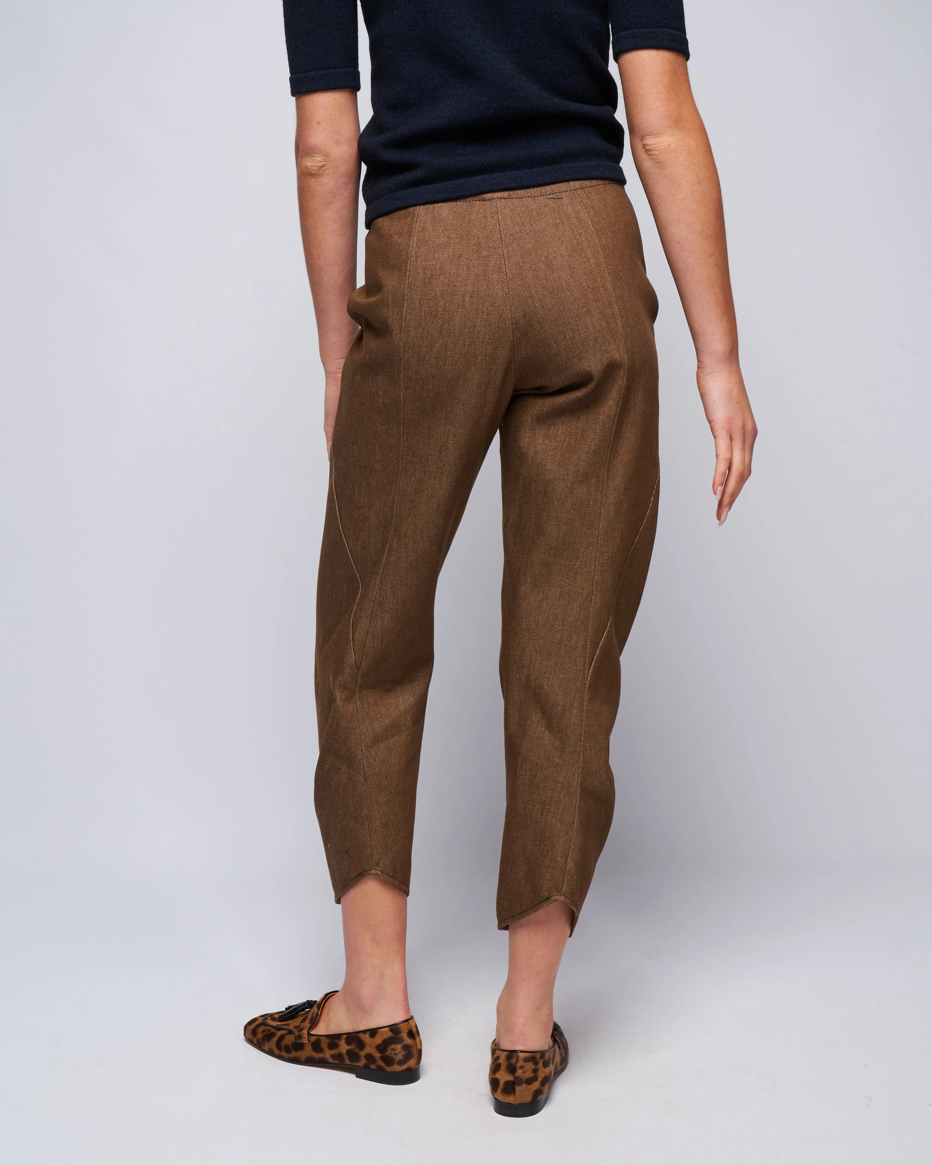takeo pant- denim - taupe