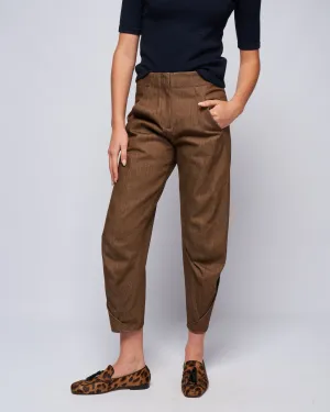 takeo pant- denim - taupe