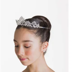The Anne Tiara | Silver/Crystal White