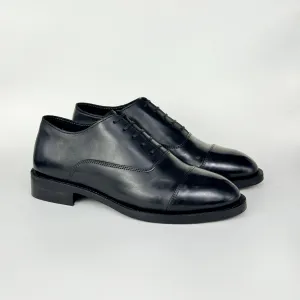The Black Cap Toe Oxford – Goodyear Welted