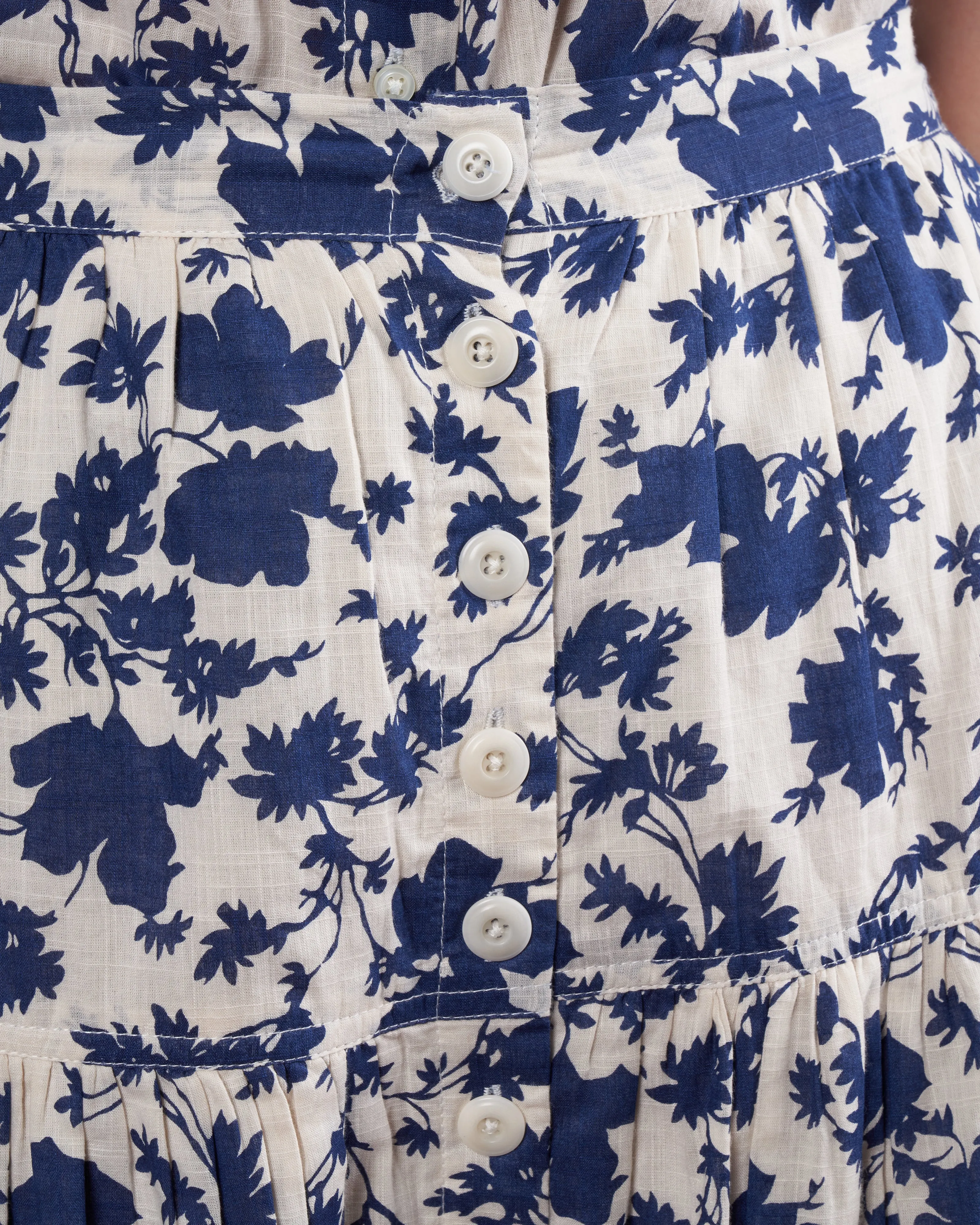the boating skirt - autumn leaf floral