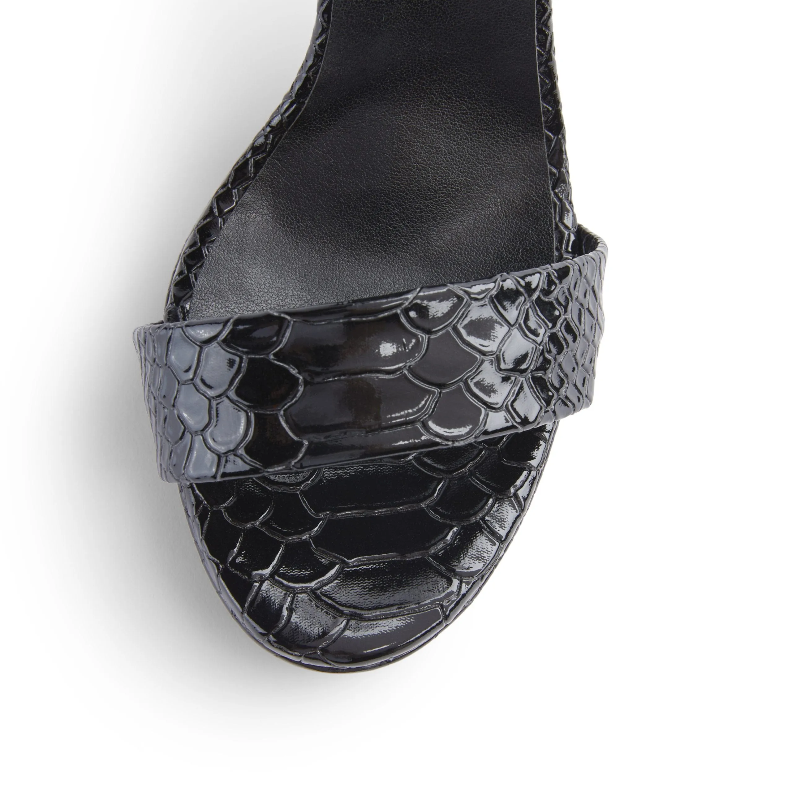 The Manhattan Vegan Leather Stilettos | Black