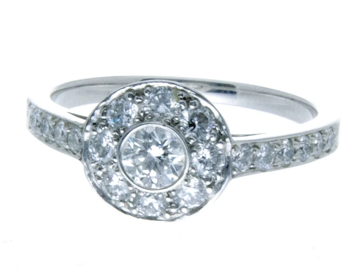 Tiffany & Co. Circlet Platinum Diamond Ring