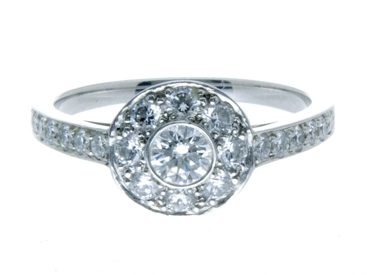 Tiffany & Co. Circlet Platinum Diamond Ring