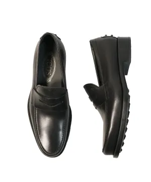 TOD’S - “Boston” Black Penny Loafers - 8 US