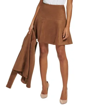 Tommy Hilfiger Women's Faux-Suede Fit & Flare Skirt H27S3313