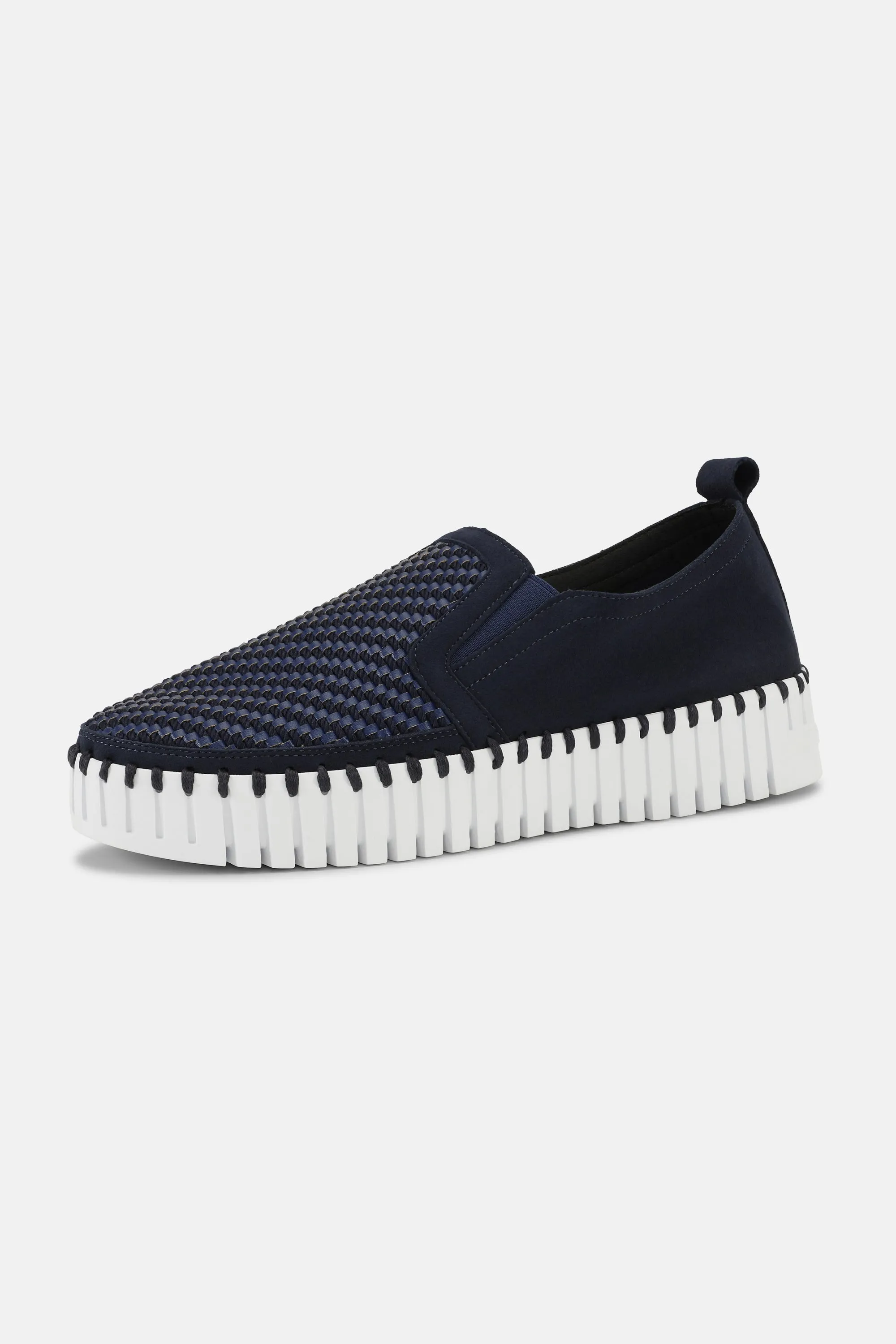 Tulip Plattformsko - Dark Indigo White