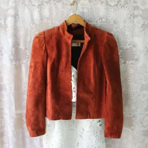 Vintage 70's Rust Suede Jacket