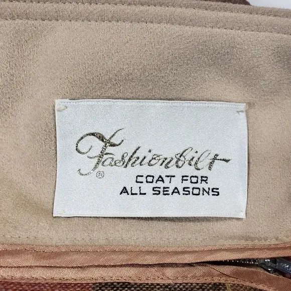 Vintage All Seasons Faux Suede Jacket Sz Medium ? Removable Liner Winter Coat