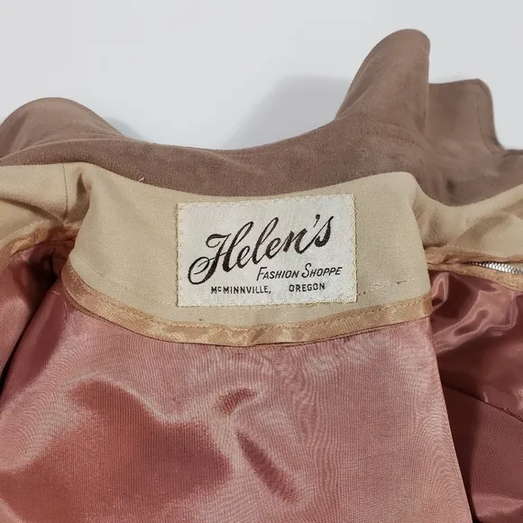Vintage All Seasons Faux Suede Jacket Sz Medium ? Removable Liner Winter Coat