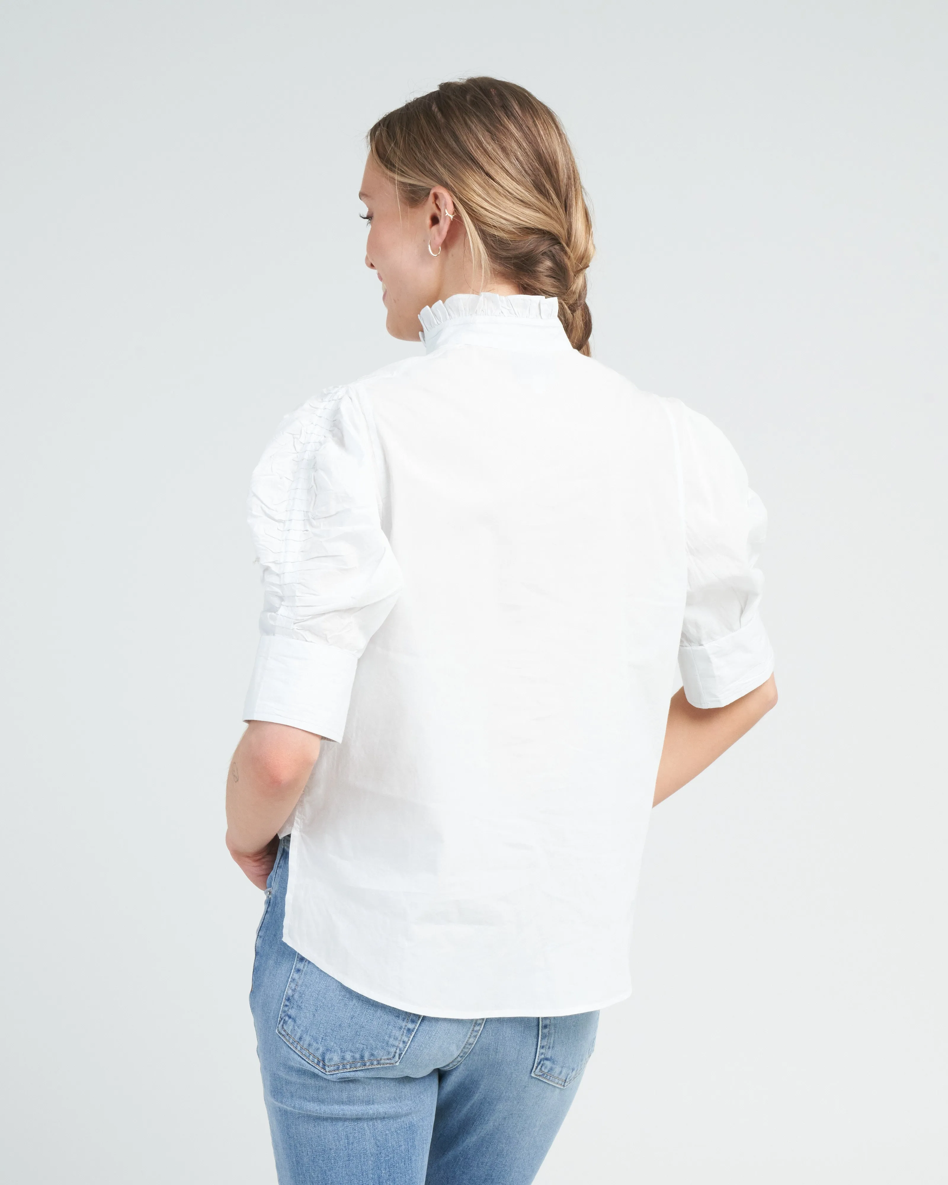 vita blouse - cabbage white