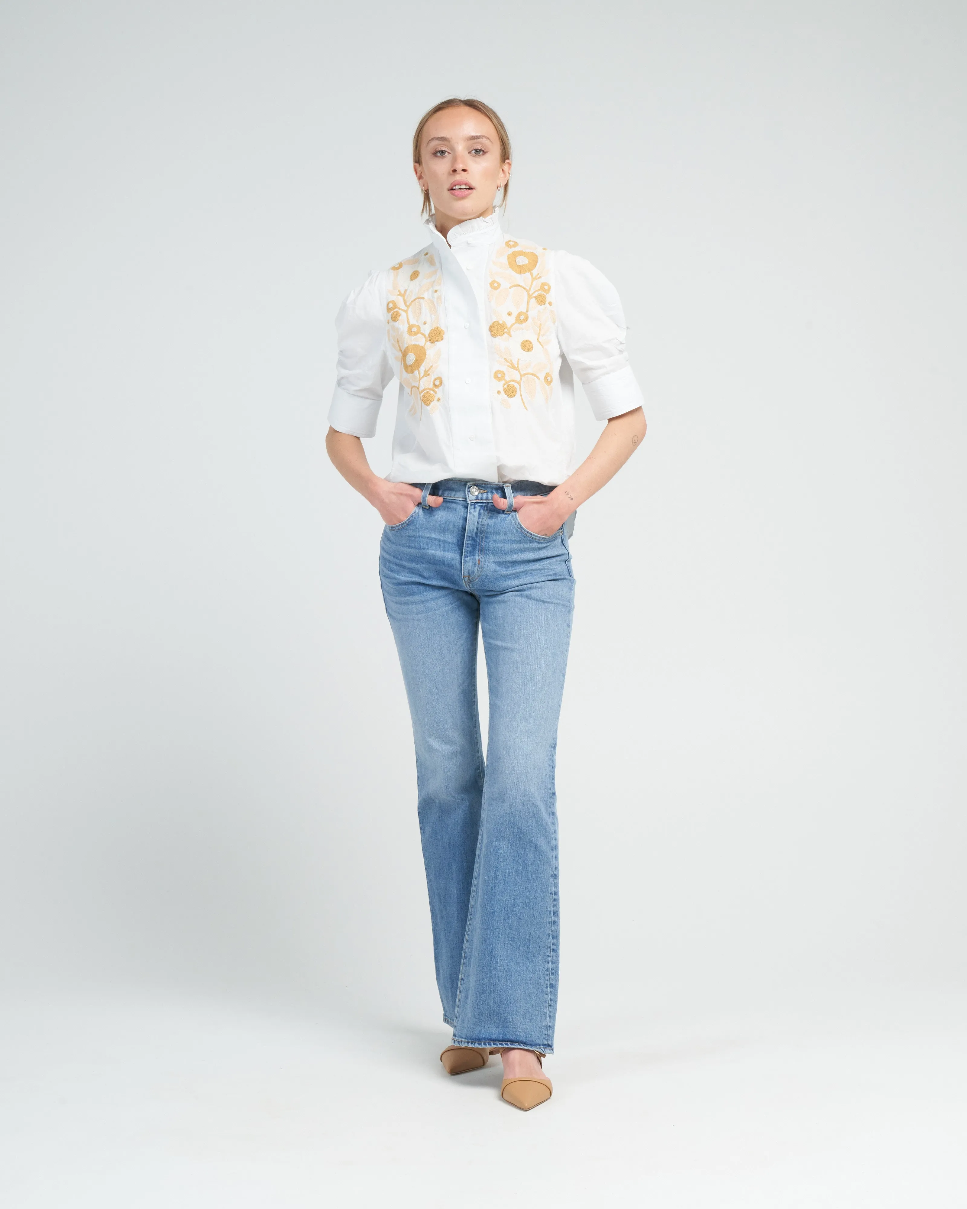 vita blouse - cabbage white