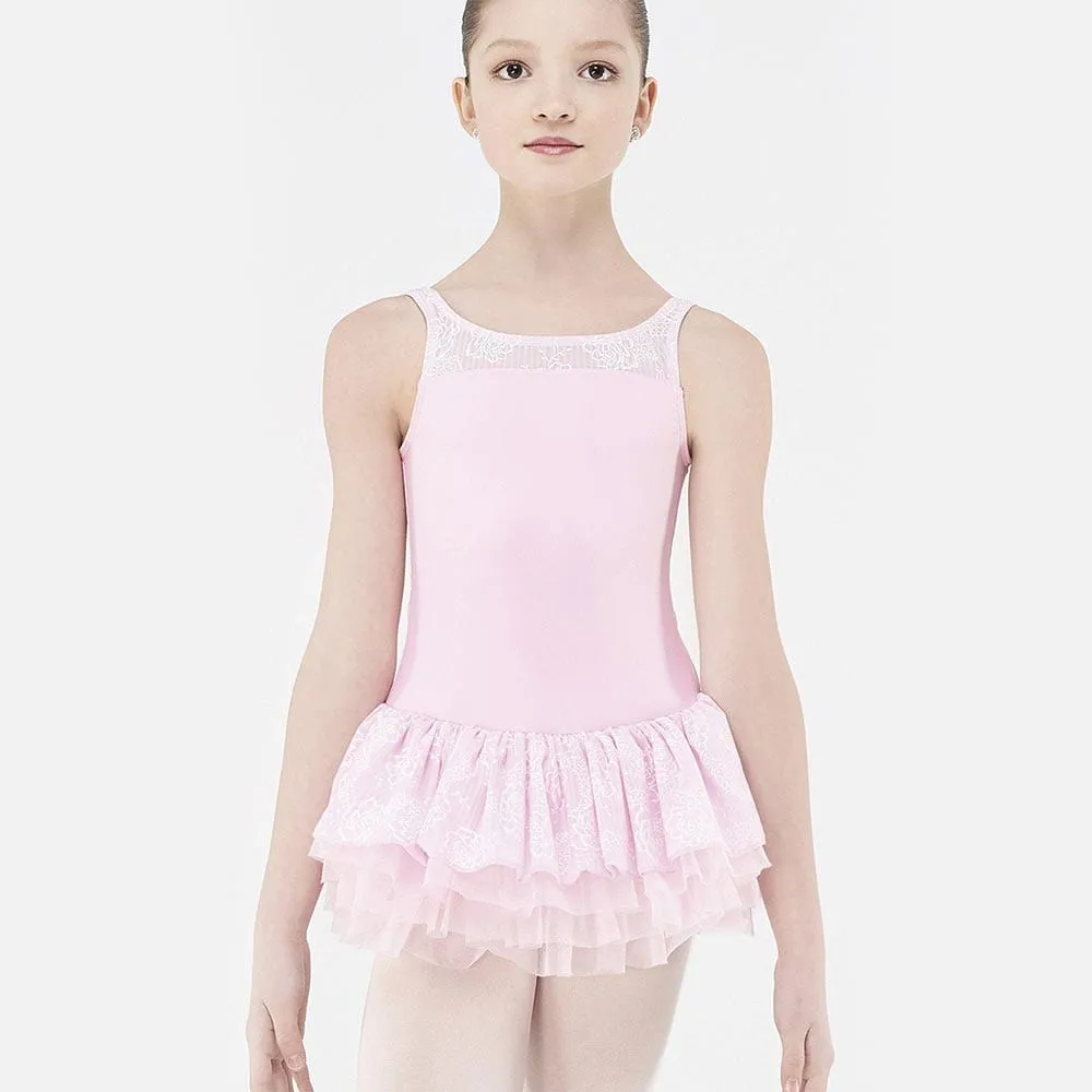 Wear Moi Acajou Ruffle Ballet Dress - Girls