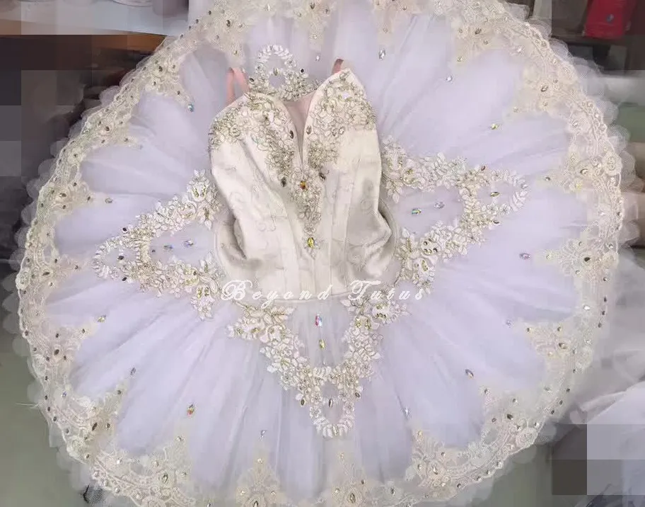 White and Gold Professional Tutu