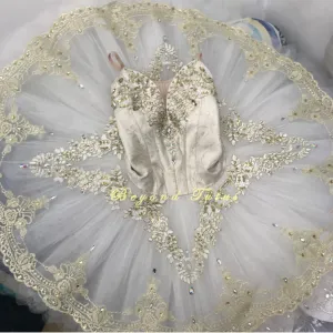 White and Gold Professional Tutu