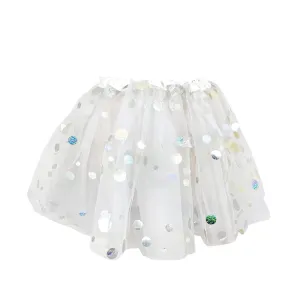 White Spotted Tulle Tutu