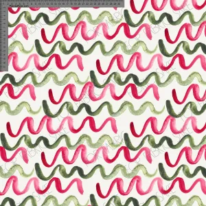 Wiggly Stripe Cream - Ashleigh Fish - Custom Pre Order