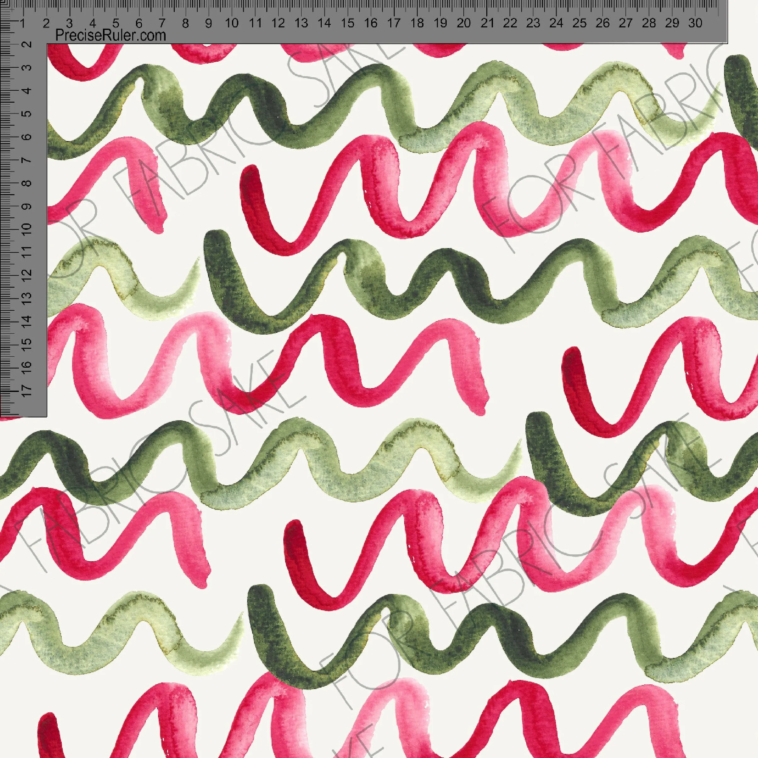 Wiggly Stripe Cream - Ashleigh Fish - Custom Pre Order