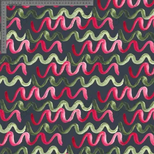 Wiggly Stripe Grey - Ashleigh Fish - Custom Pre Order