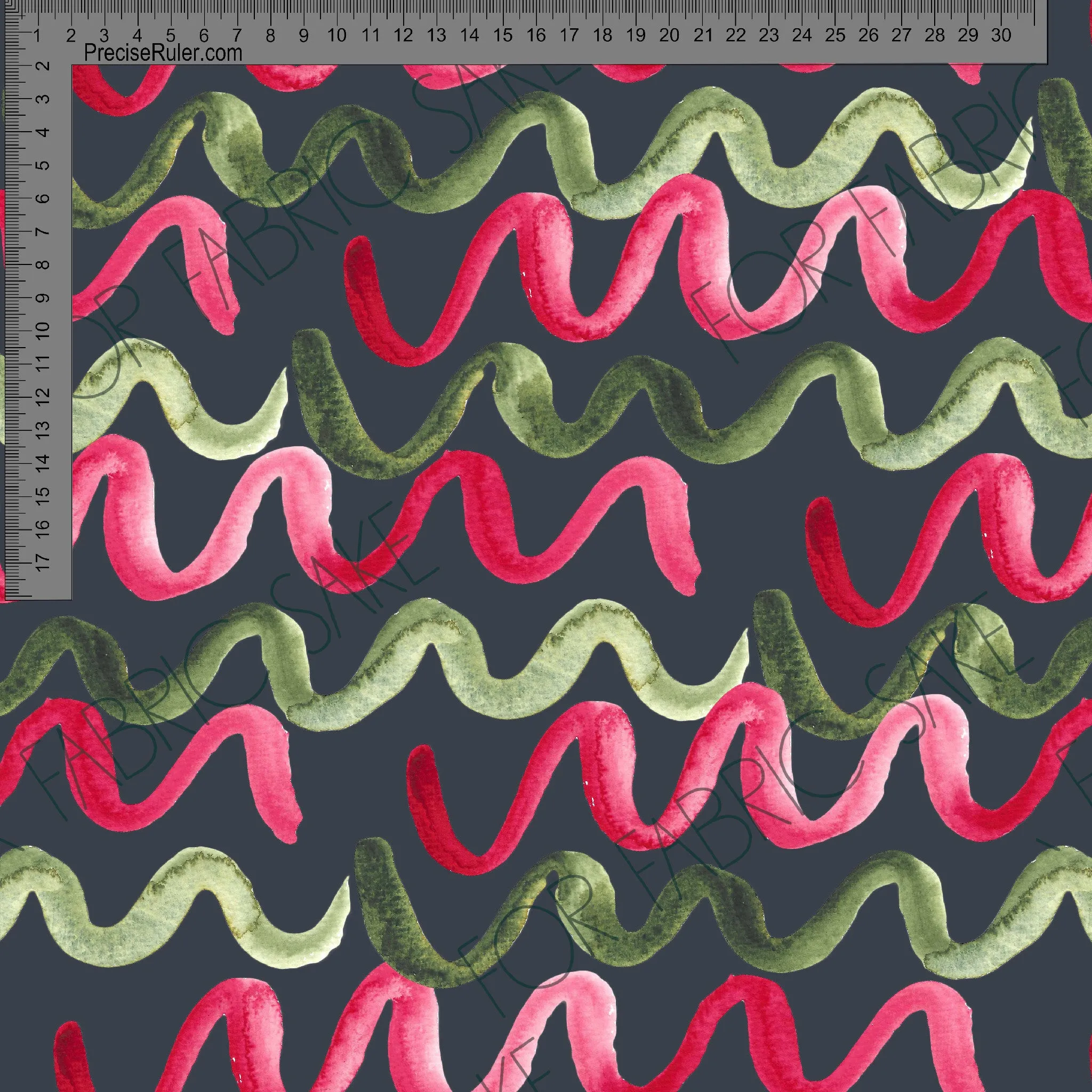 Wiggly Stripe Grey - Ashleigh Fish - Custom Pre Order