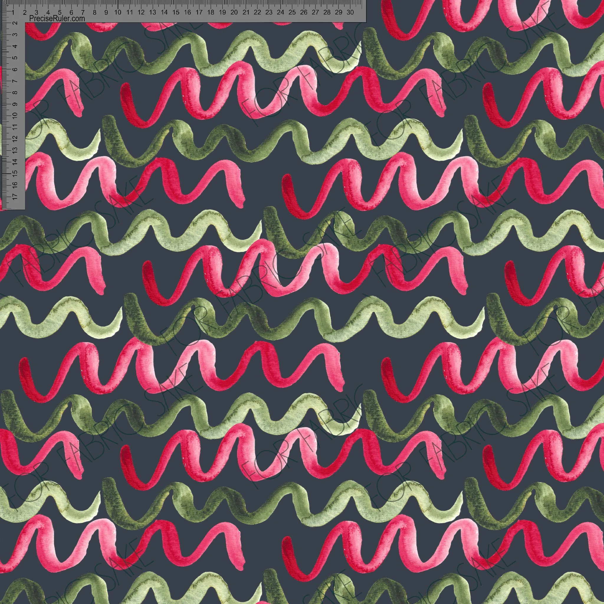 Wiggly Stripe Grey - Ashleigh Fish - Custom Pre Order