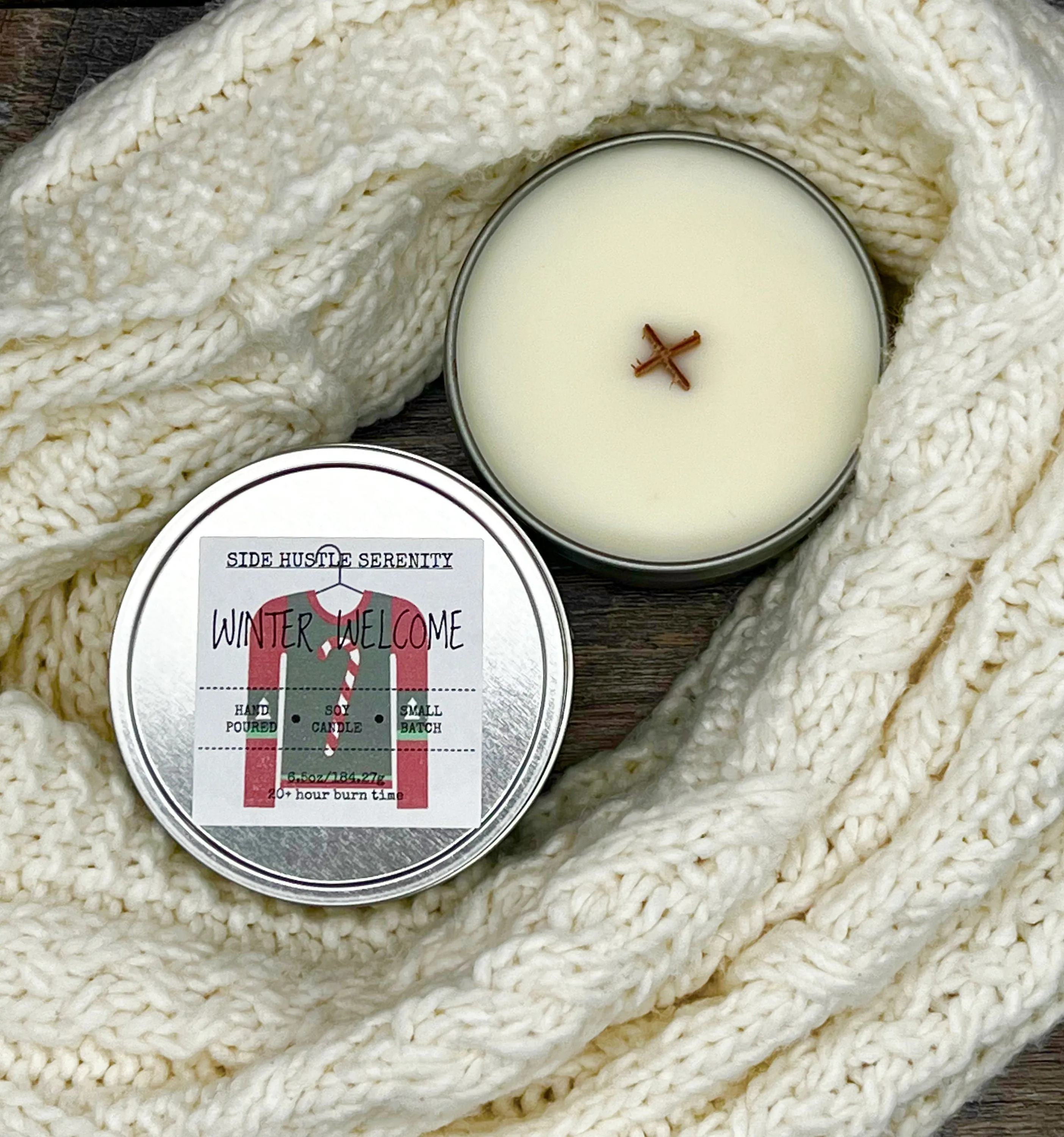 WINTER WELCOME | Juniper   Sage   Eucalyptus   Spearmint Scent | Clean Burning Candle | Festive Holiday | Cold Weather Days | Winter Scent