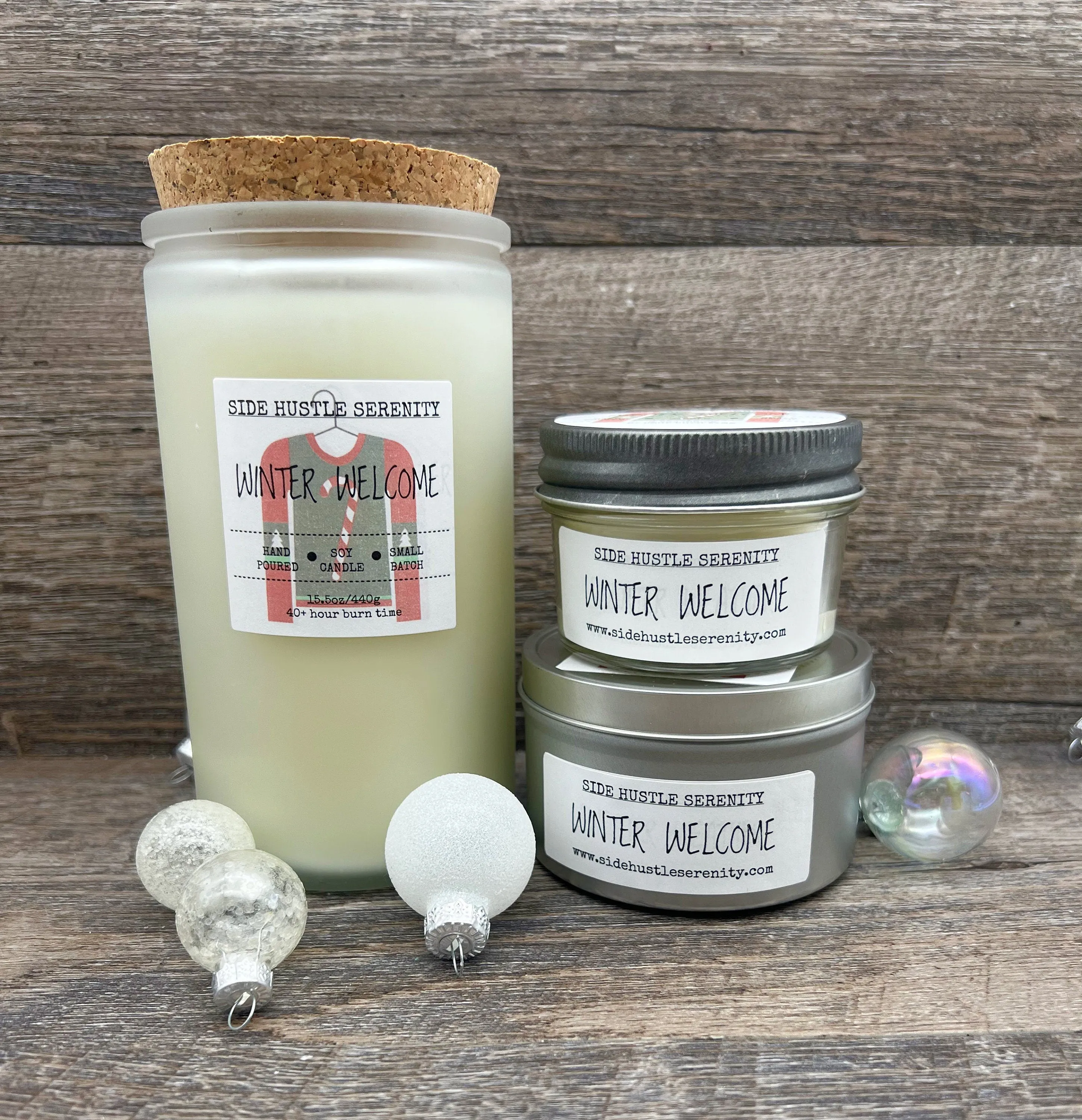 WINTER WELCOME | Juniper   Sage   Eucalyptus   Spearmint Scent | Clean Burning Candle | Festive Holiday | Cold Weather Days | Winter Scent