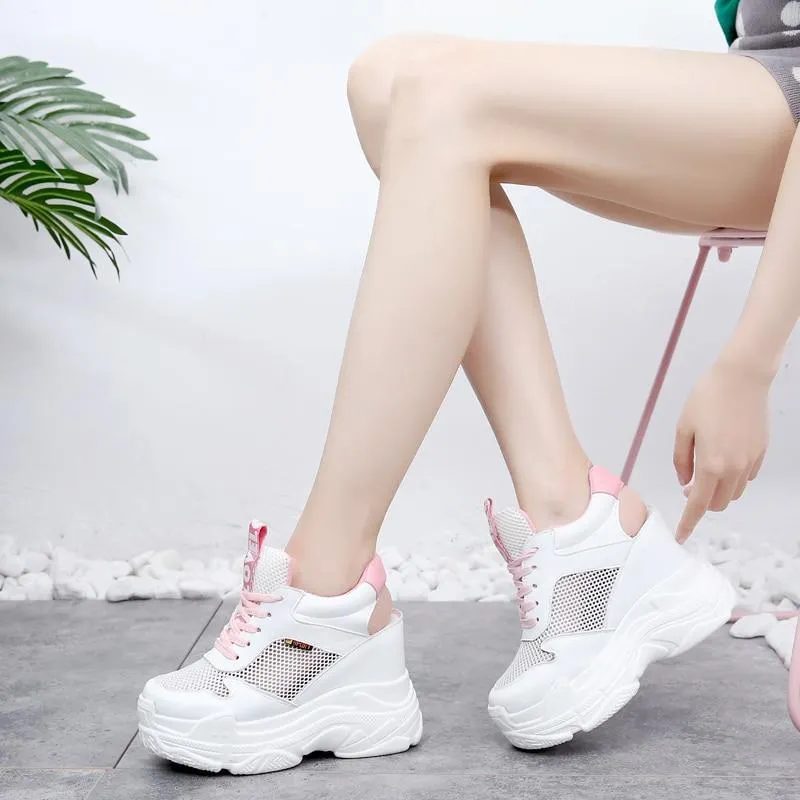 Women Sandals  Fashion Hollow Out Wedges Gladiator High Heel Chunky Platform Casual Shoes