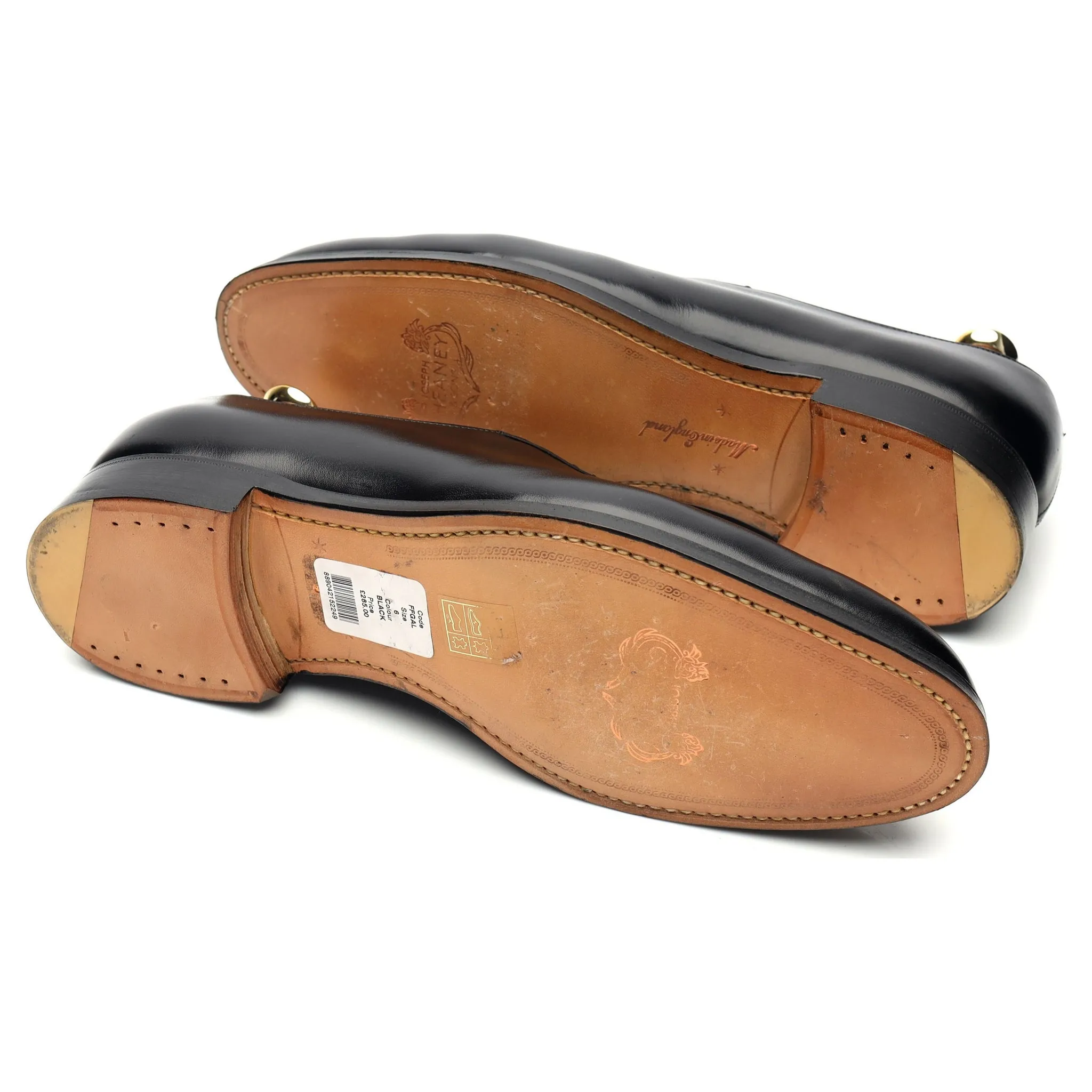 Women's Black Leather Derby UK 6 D