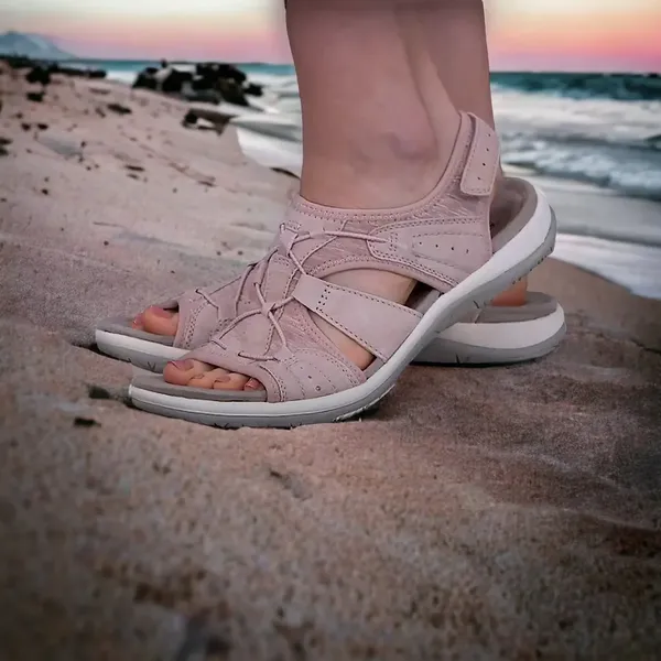 Women's Bungee Lacing Walking Sandals