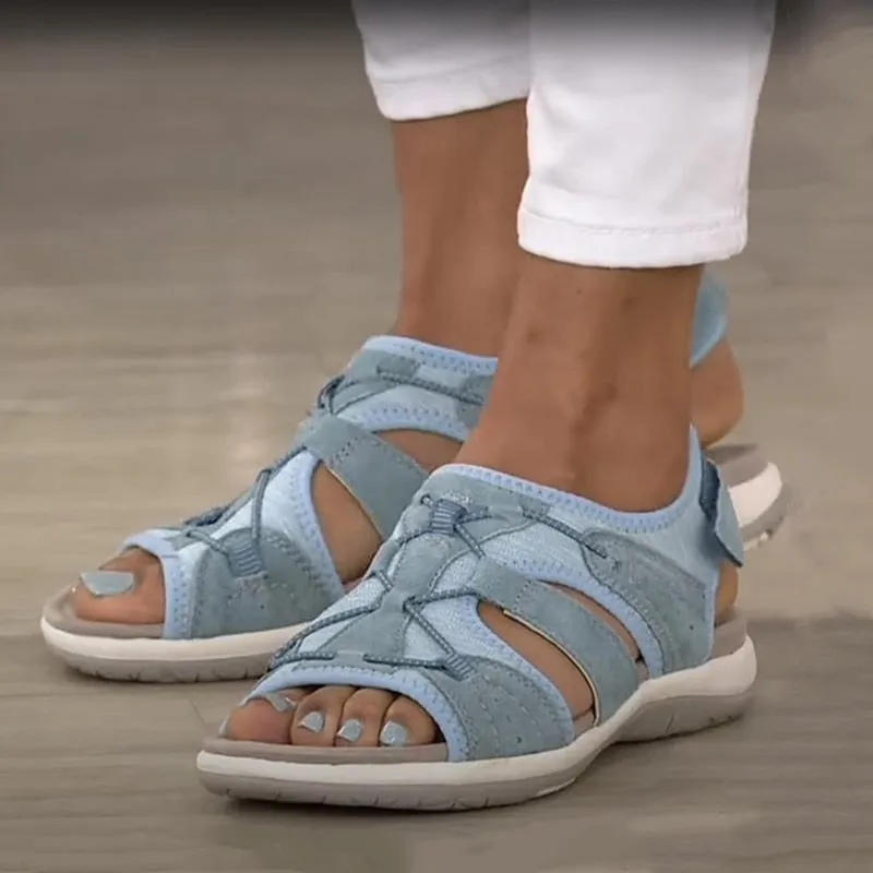 Women's Bungee Lacing Walking Sandals