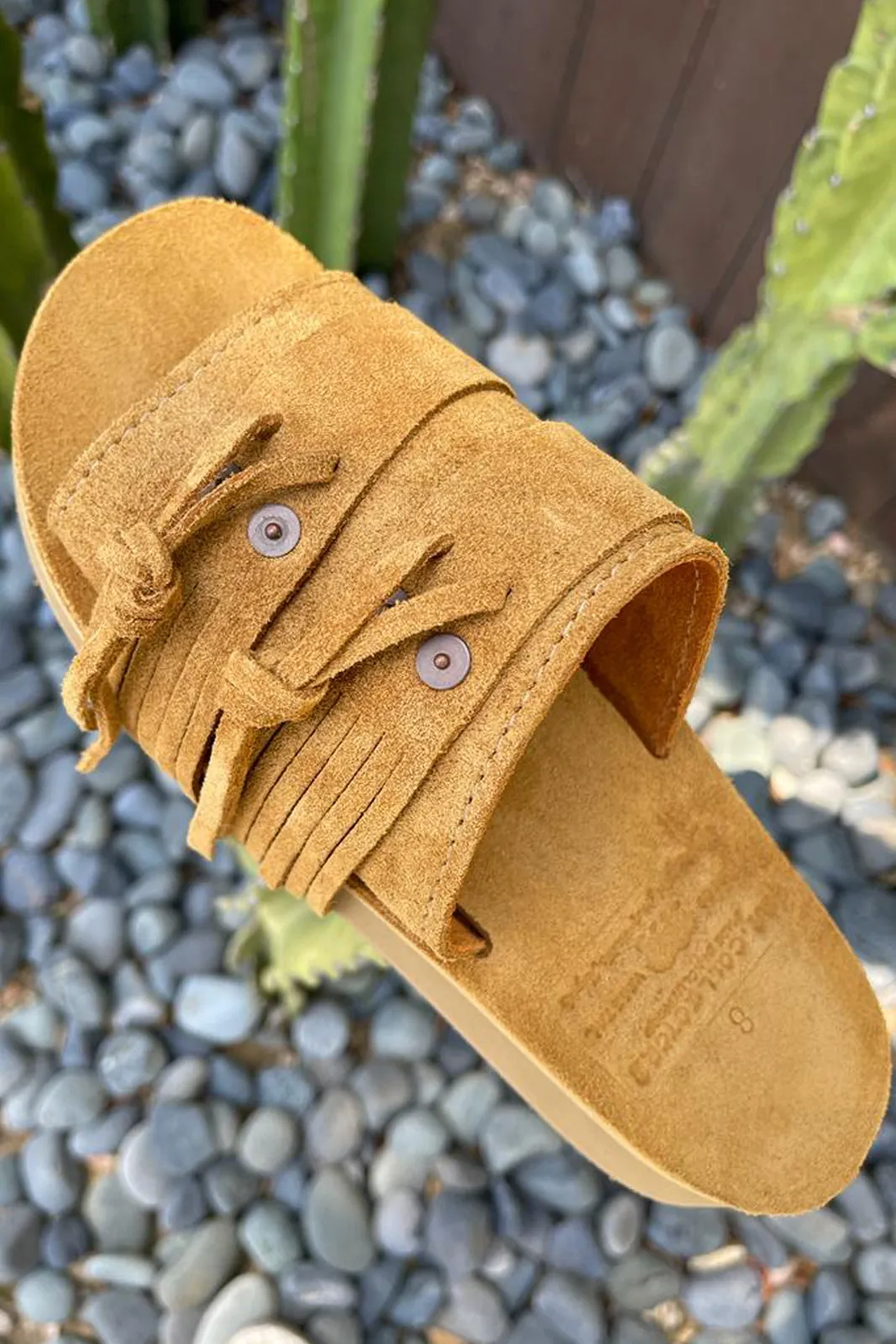Women's Cherokee Suede Camel Sandal
