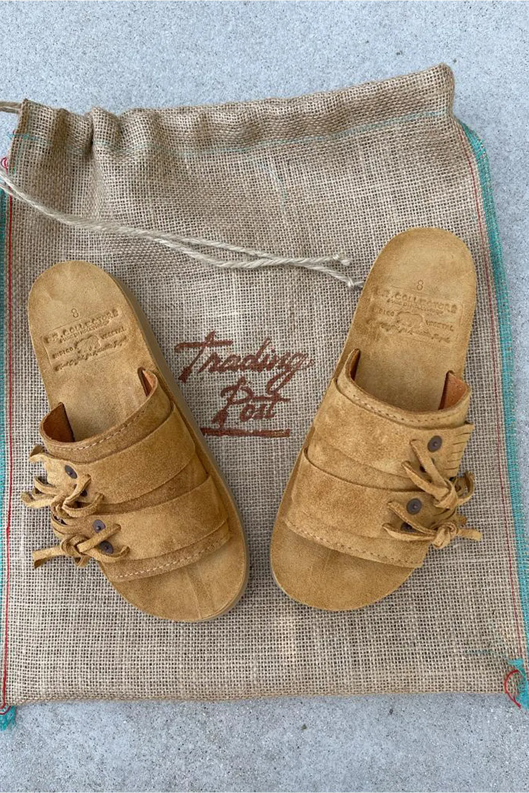 Women's Cherokee Suede Camel Sandal