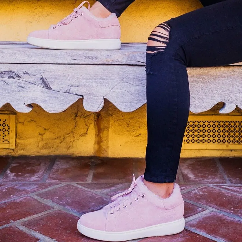 Women's Holly Sheepskin Sneaker Pink