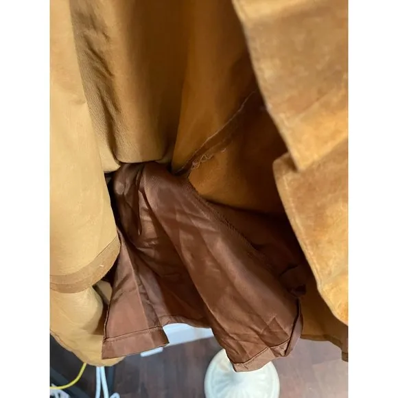 Women's leather/suede skirt size 6