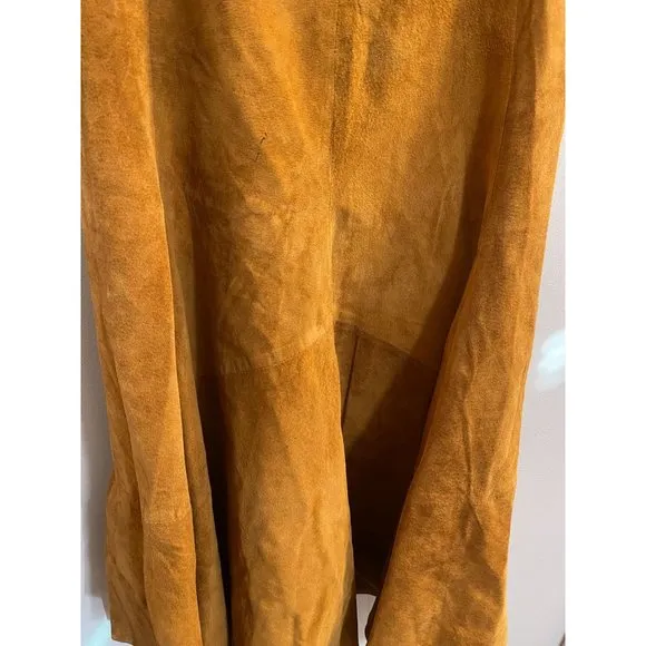 Women's leather/suede skirt size 6