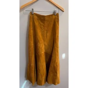 Women's leather/suede skirt size 6