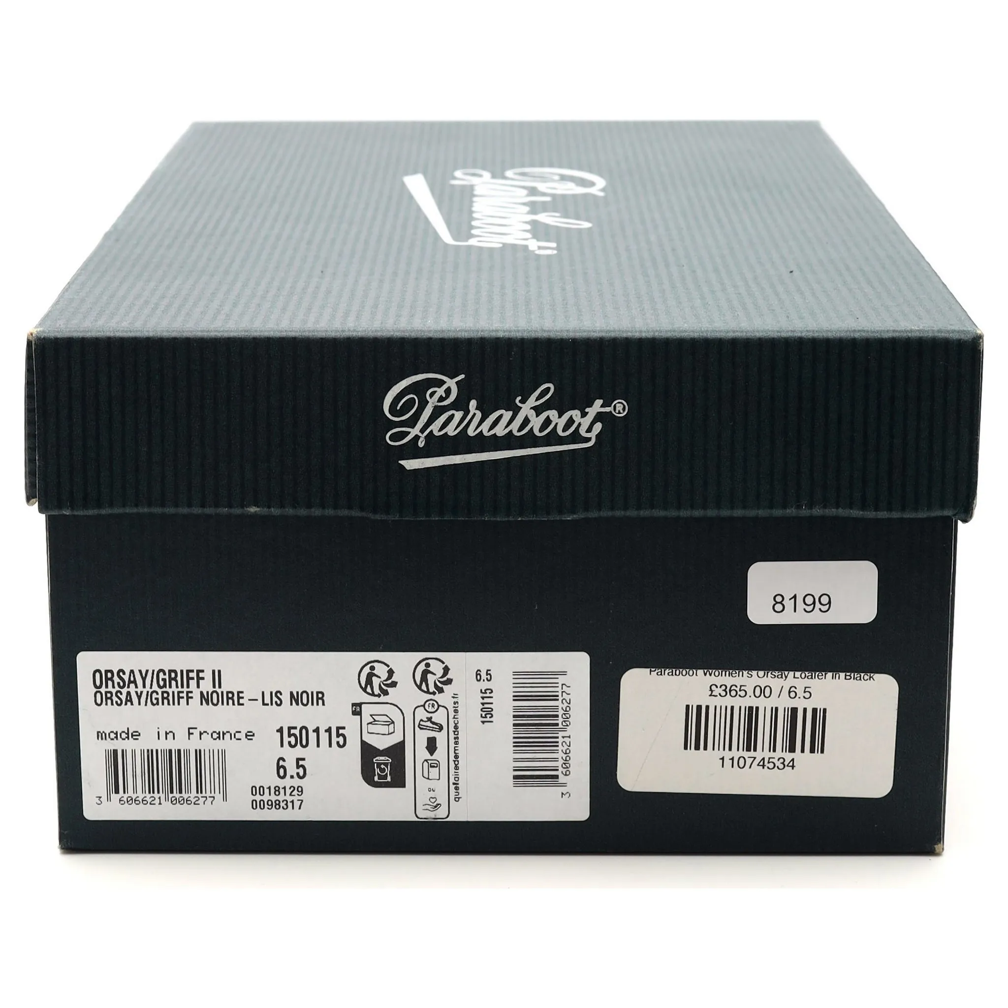 Women's 'Orsay / Griff II' Black Leather Loafers UK 6.5