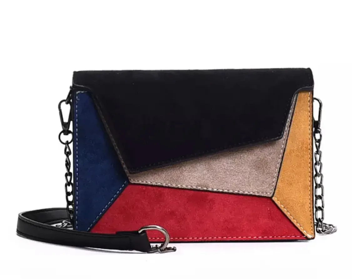 Women's Patchwork Leather Purse
