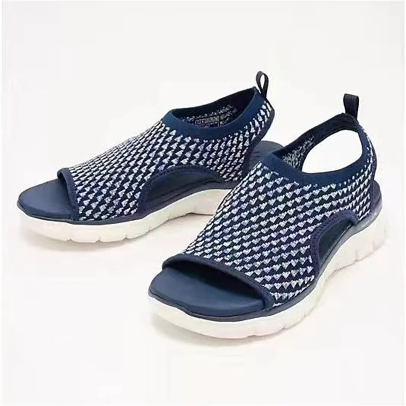 Women's Side Hollow Out Breathable Mesh Sports Sandals for Summer