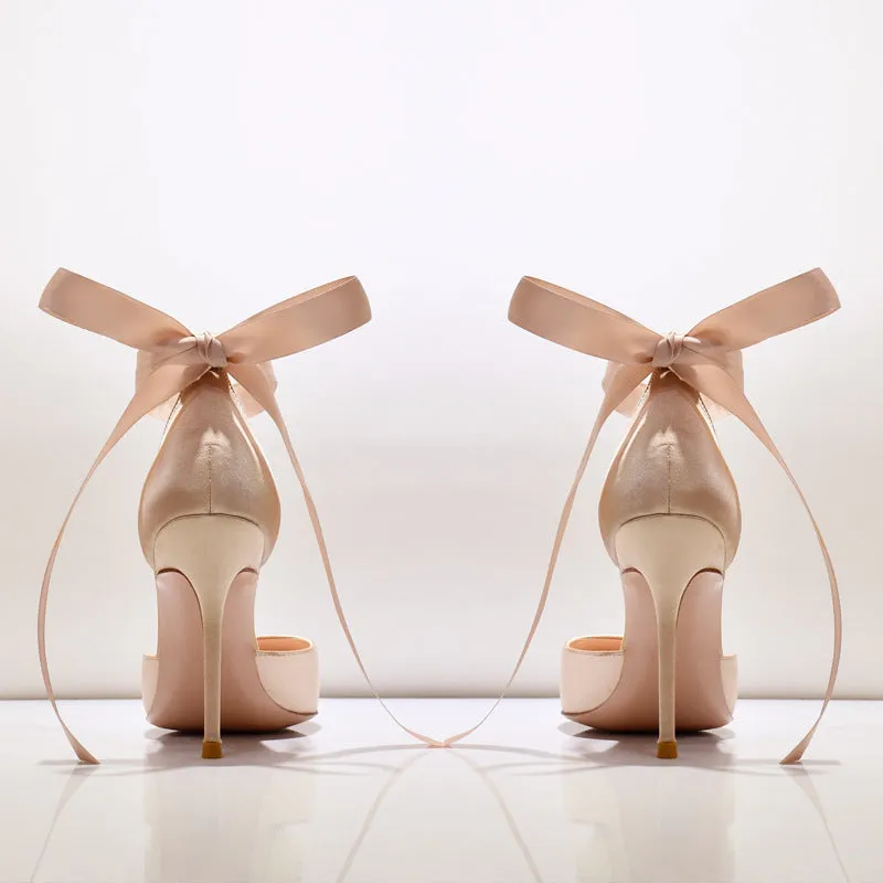 Women's Stiletto Pointed Toe Strappy High Heels
