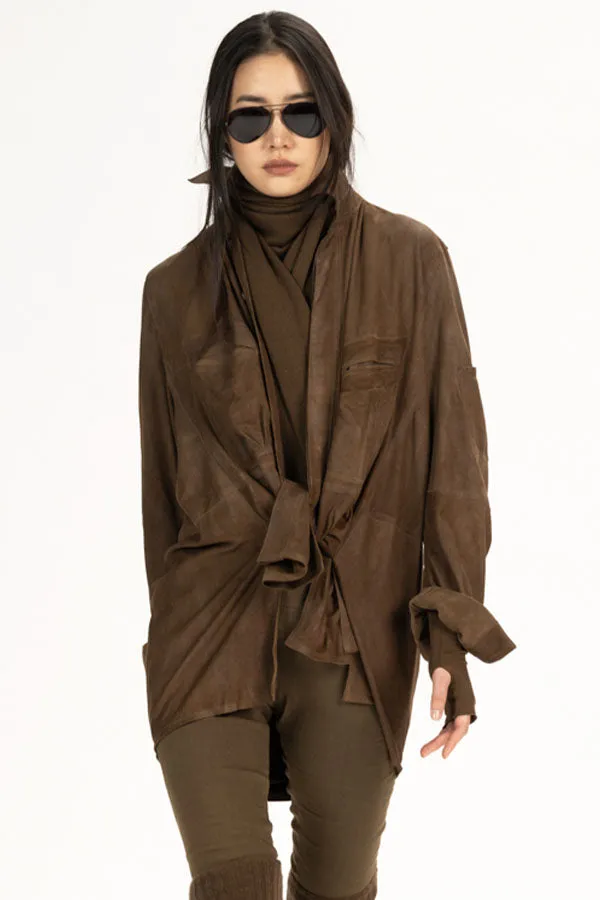 Women's Suede Shirt