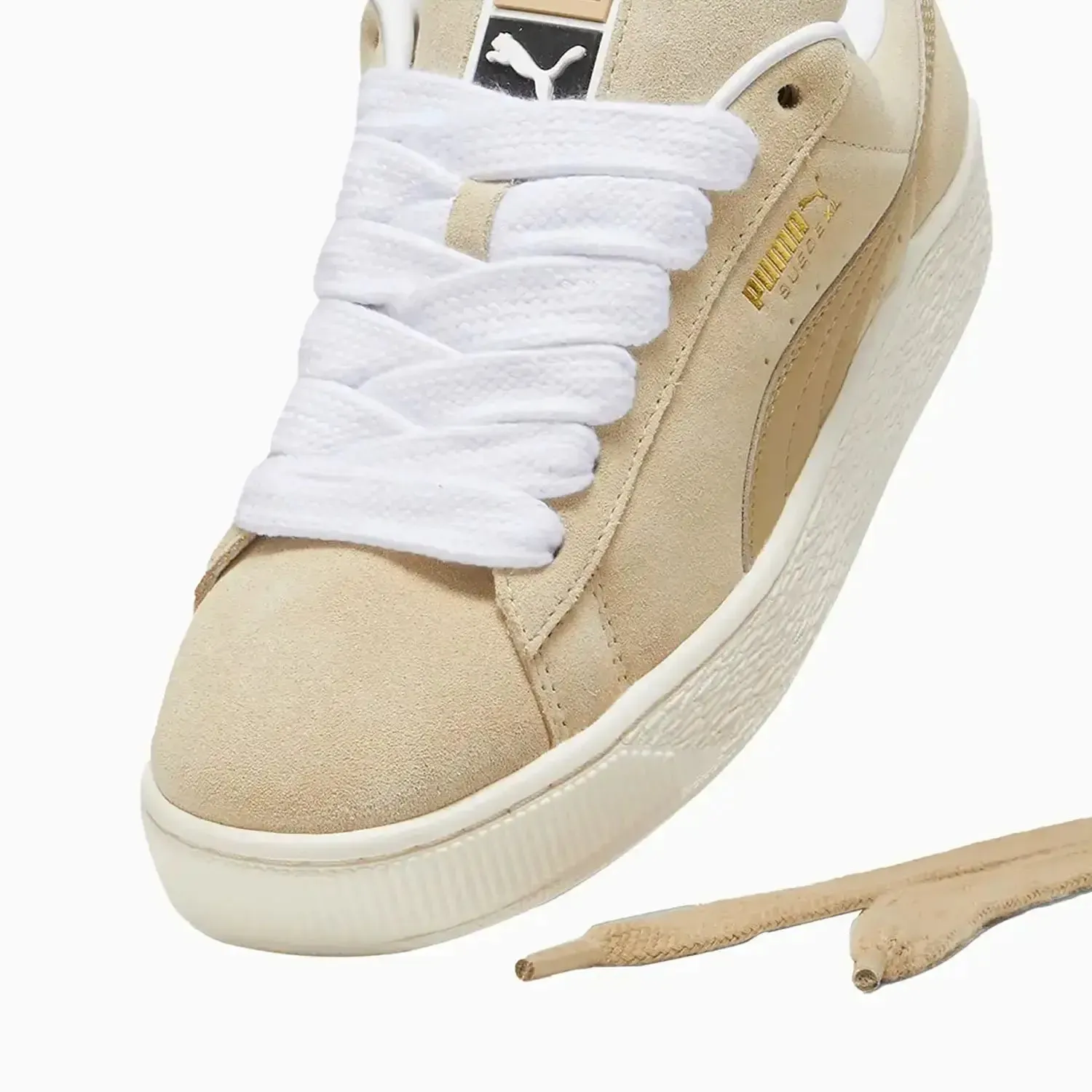 Women's Suede XL "Putty Warm White" Sneakers